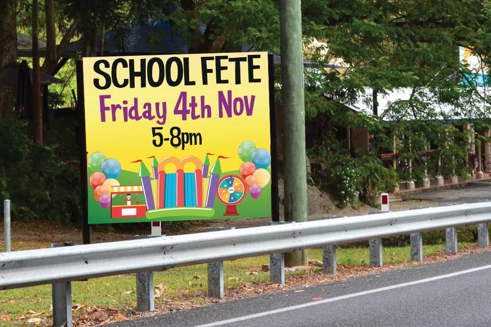 Event Signage Printing Bathurst Central Commercial Printers